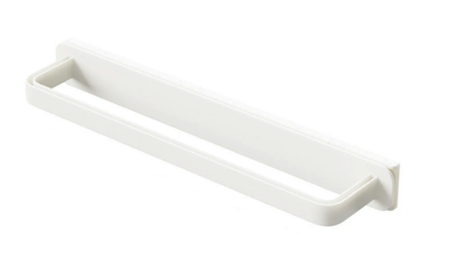 Suport autoadeziv pentru prosop retractabil 26.4 x 3 x 5.5 cm alb